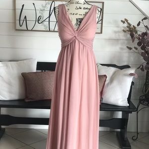 Bridy Grey Dusty Rose Lianna Bridesmaid Dress, M